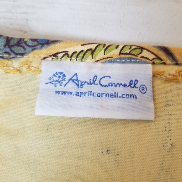 April Cornell Cotton Paisley Cotton Set of (4) Placemats NWOT - Picture 5 of 8